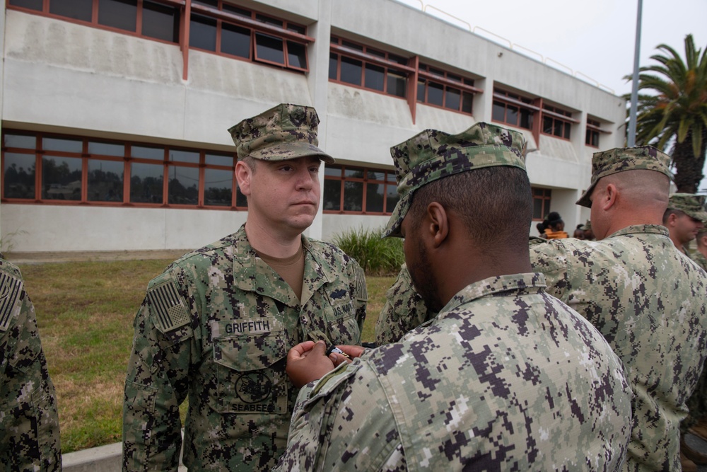 Naval Construction Group 1 frocking ceremony