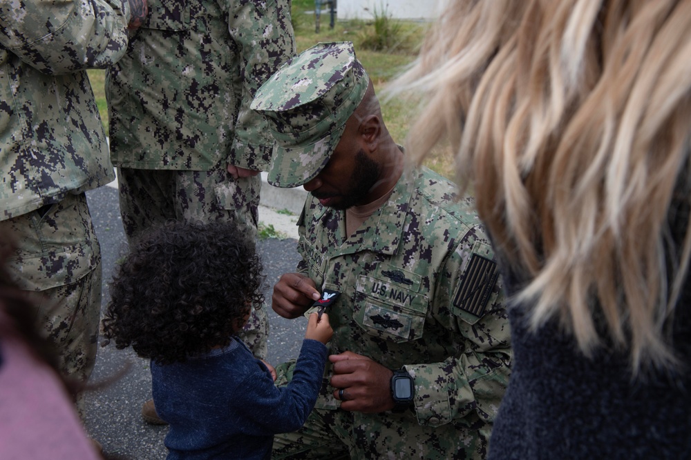 Naval Construction Group 1 frocking ceremony