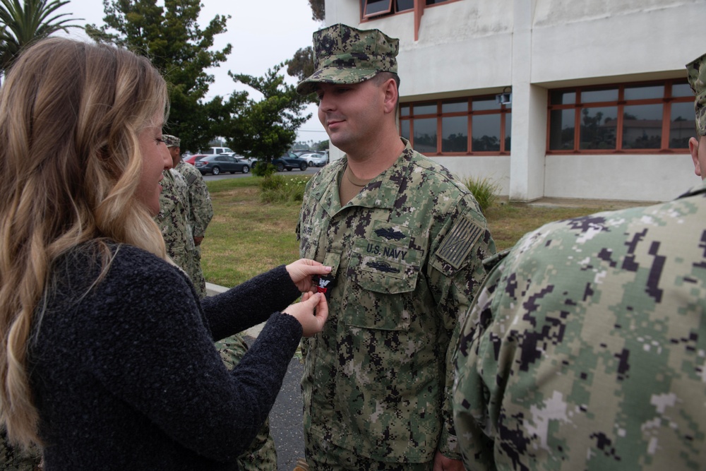 Naval Construction Group 1 frocking ceremony