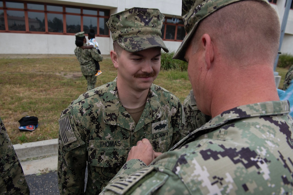 Naval Construction Group 1 frocking ceremony