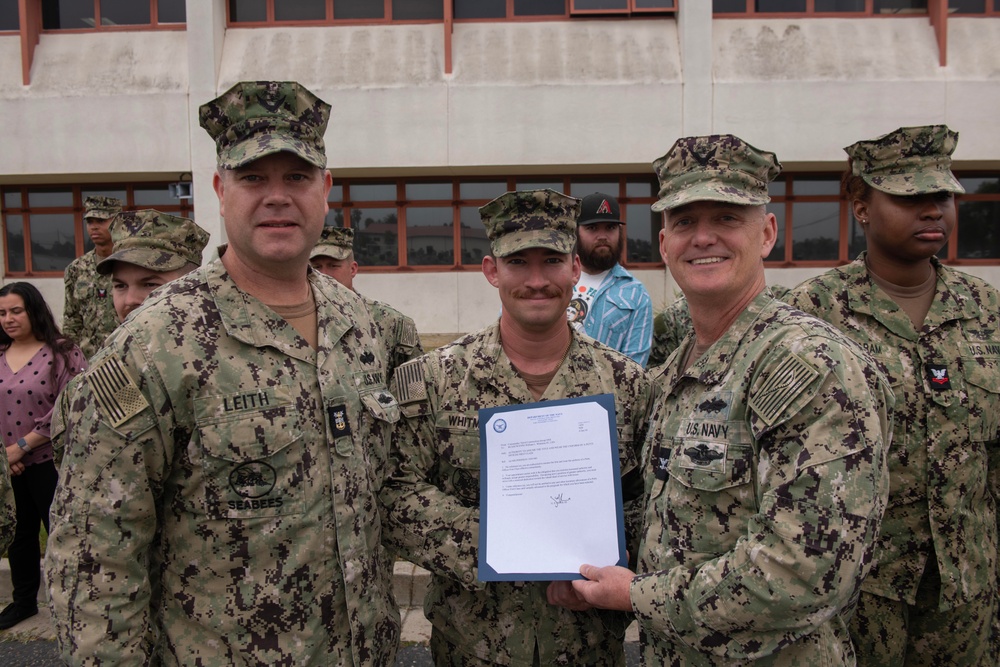 Naval Construction Group 1 frocking ceremony