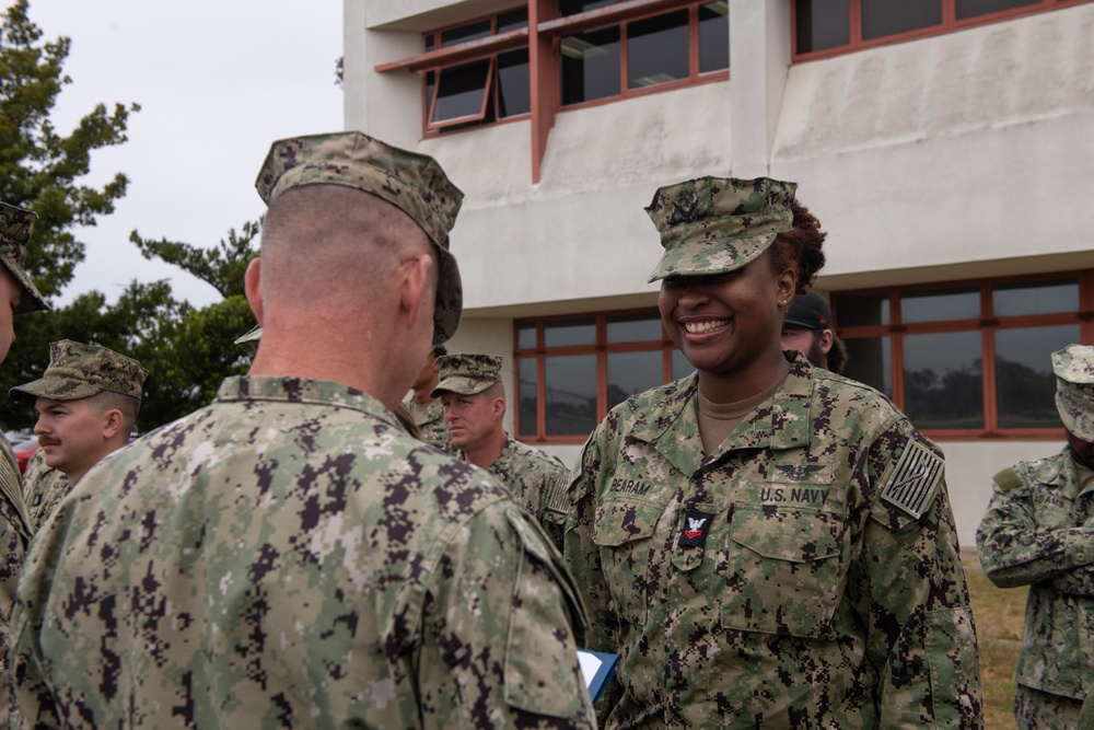 Naval Construction Group 1 frocking ceremony