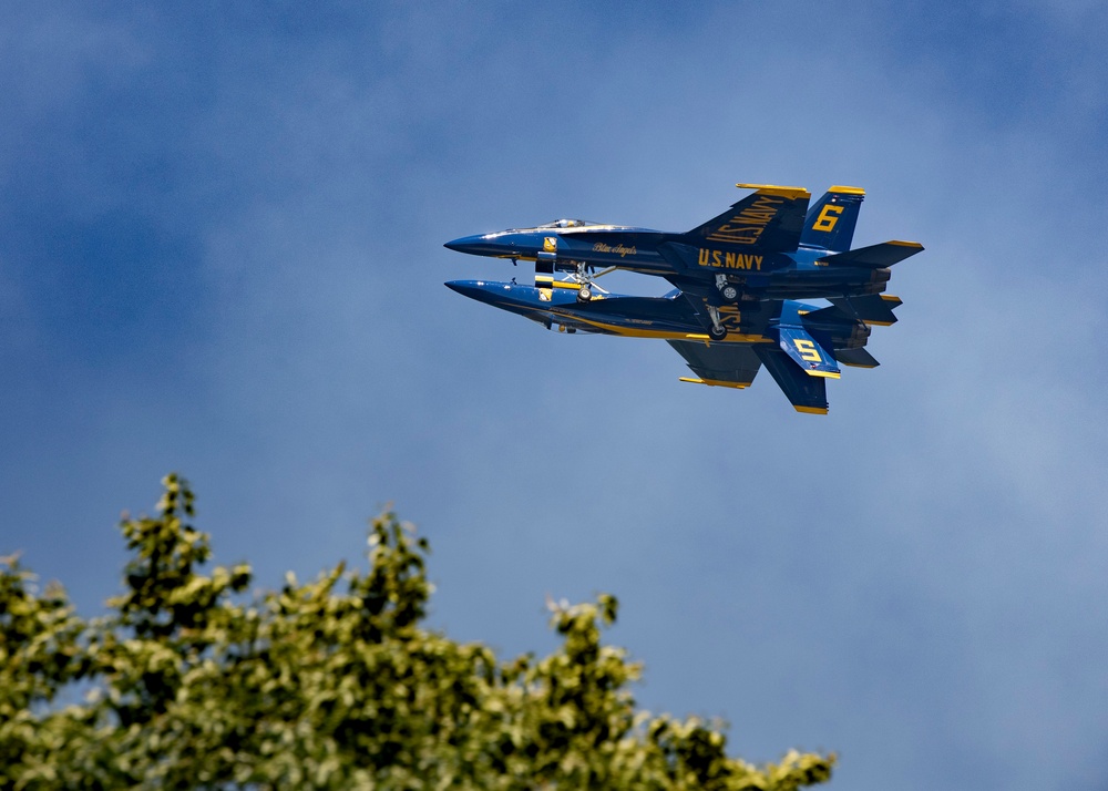 The Blue Angels Perform at the U.S. Naval Academy