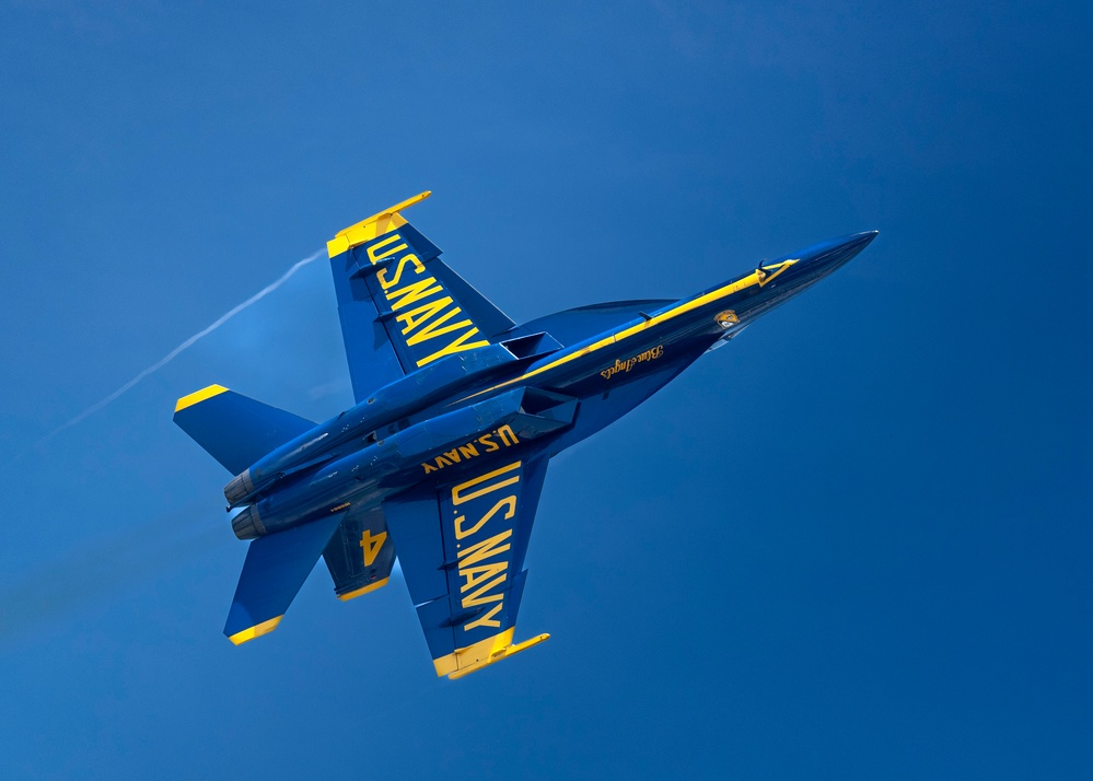 The Blue Angels Perform at the U.S. Naval Academy