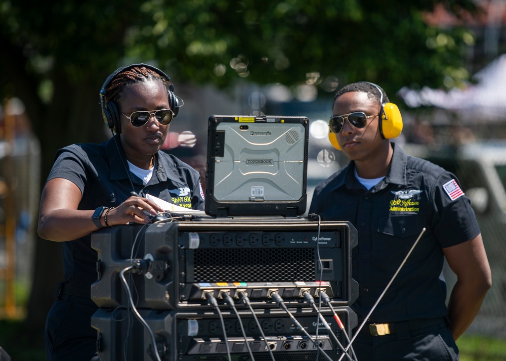 The Blue Angels Perform at the U.S. Naval Academy