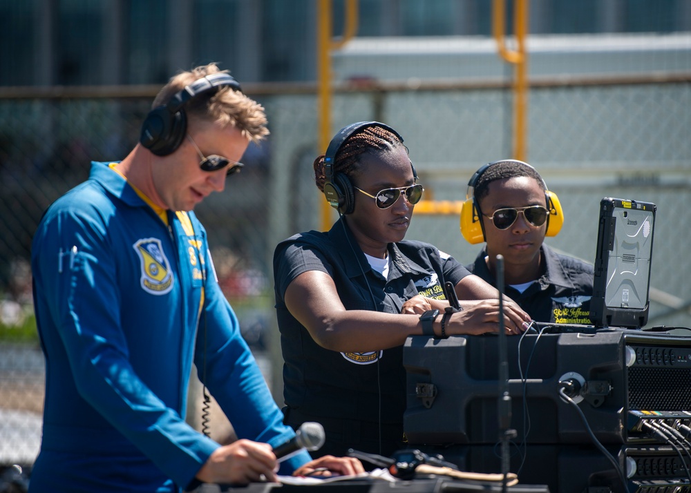 The Blue Angels Perform at the U.S. Naval Academy