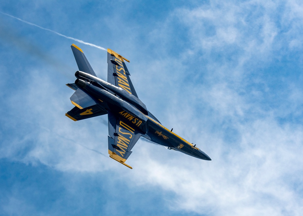 The Blue Angels Perform at the U.S. Naval Academy