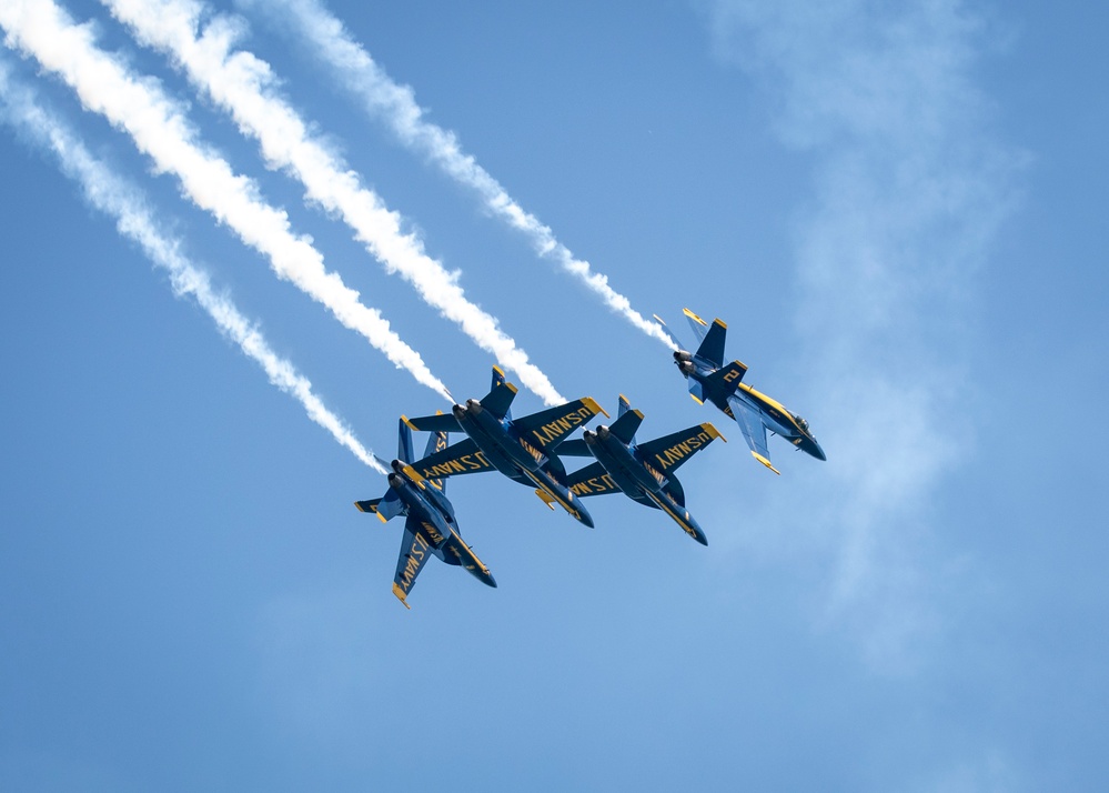 The Blue Angels Perform At Jones Beach, NY.