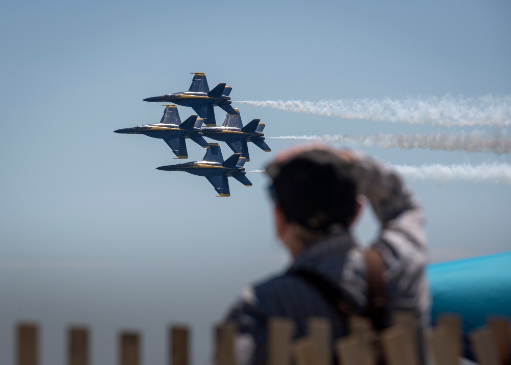 The Blue Angels Perform At Jones Beach, NY.