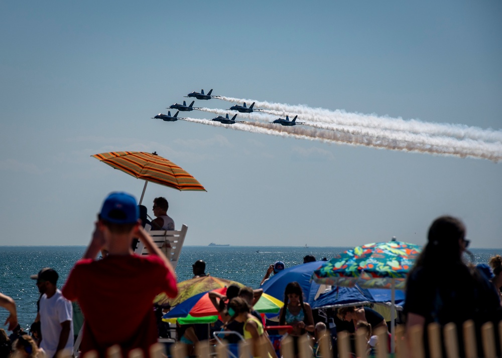 The Blue Angels Perform At Jones Beach, NY.