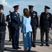 Vice President Kamala Harris arrives for 2024 USAFA graduation