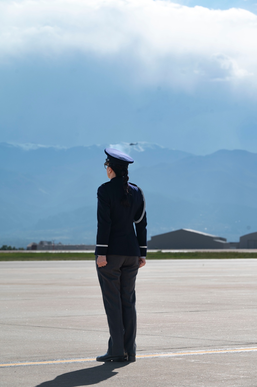 Vice President Kamala Harris arrives for 2024 USAFA graduation