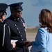 Vice President Kamala Harris arrives for 2024 USAFA graduation