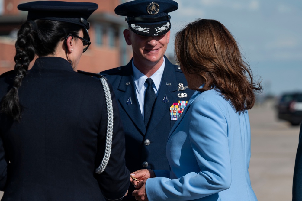 DVIDS Images Vice President Kamala Harris arrives for 2024 USAFA