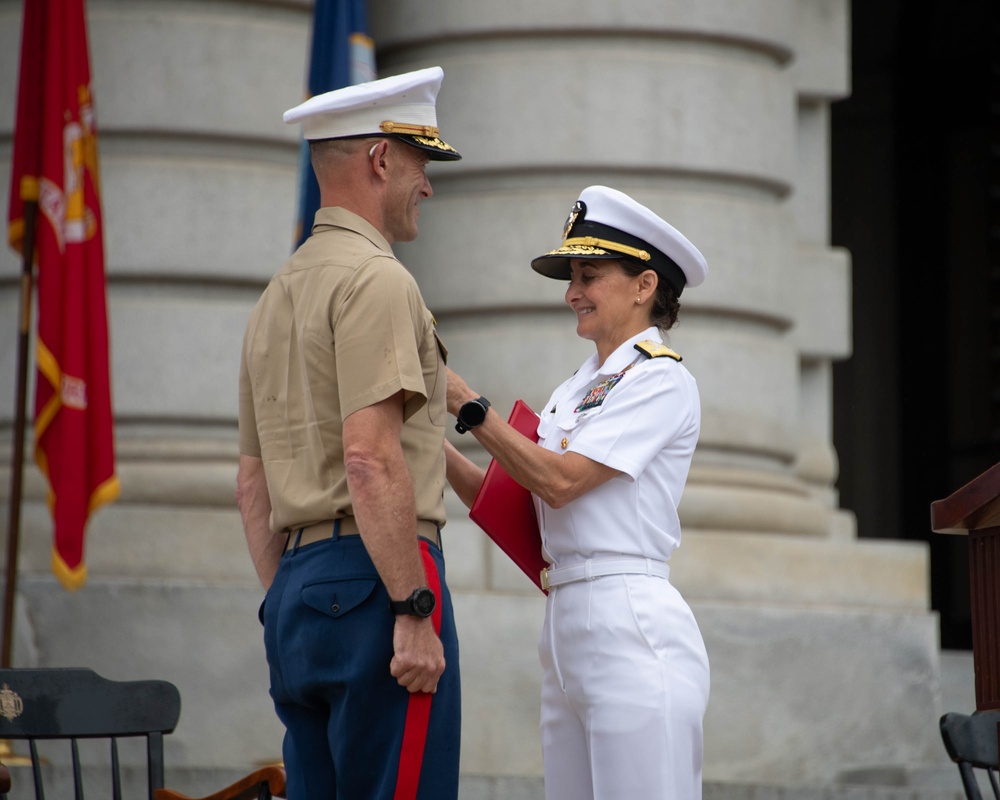 USNA 2024 Commandant Change of Command Ceremony