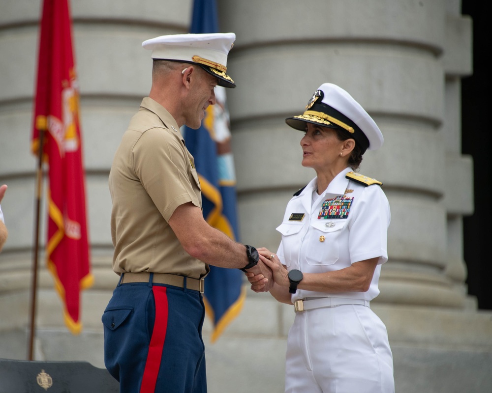 USNA 2024 Commandant Change of Command Ceremony