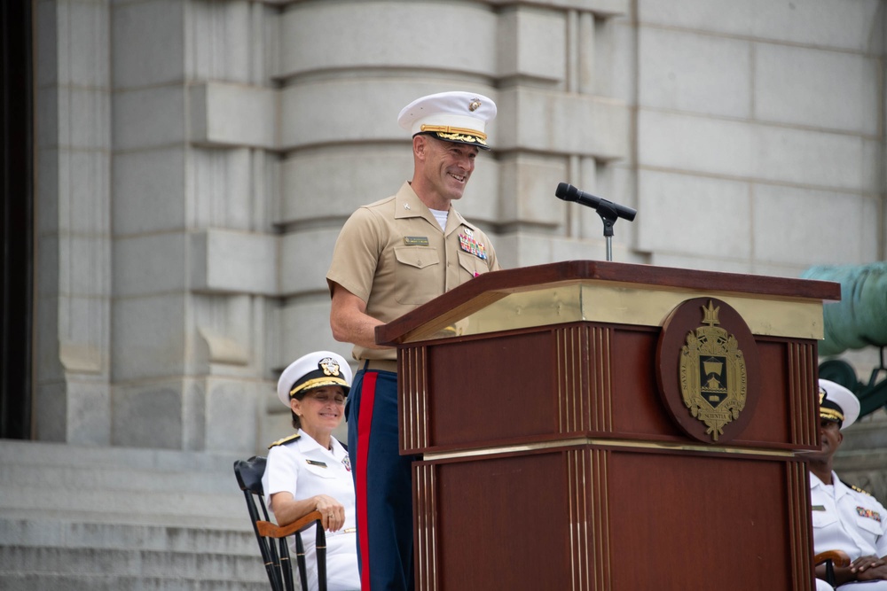 USNA 2024 Commandant Change of Command Ceremony