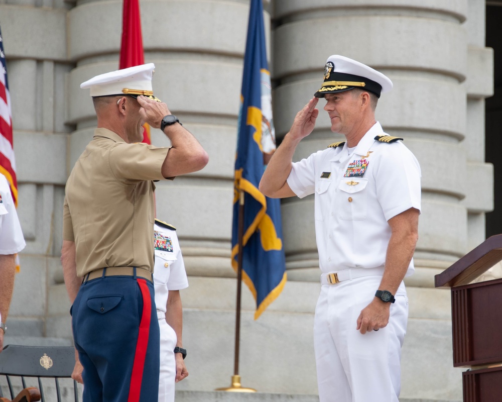 USNA 2024 Commandant Change of Command Ceremony