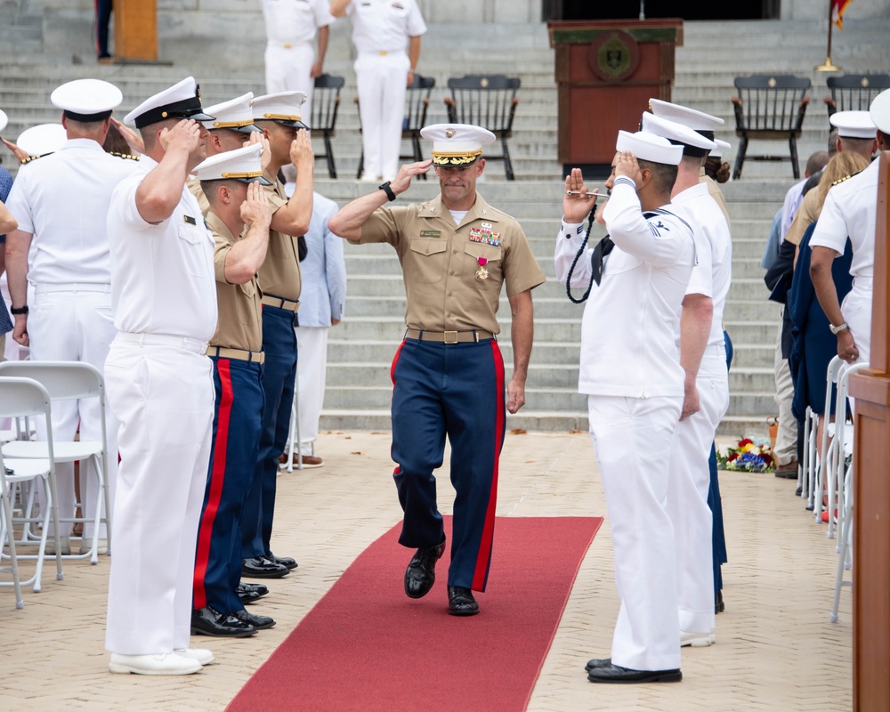 USNA 2024 Commandant Change of Command Ceremony