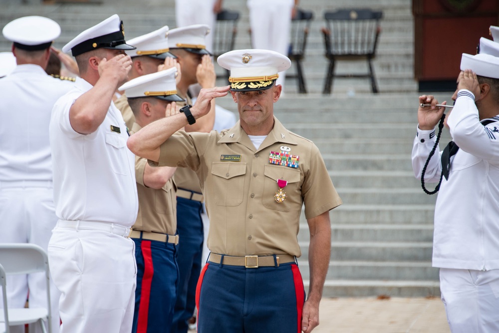 USNA 2024 Commandant Change of Command Ceremony