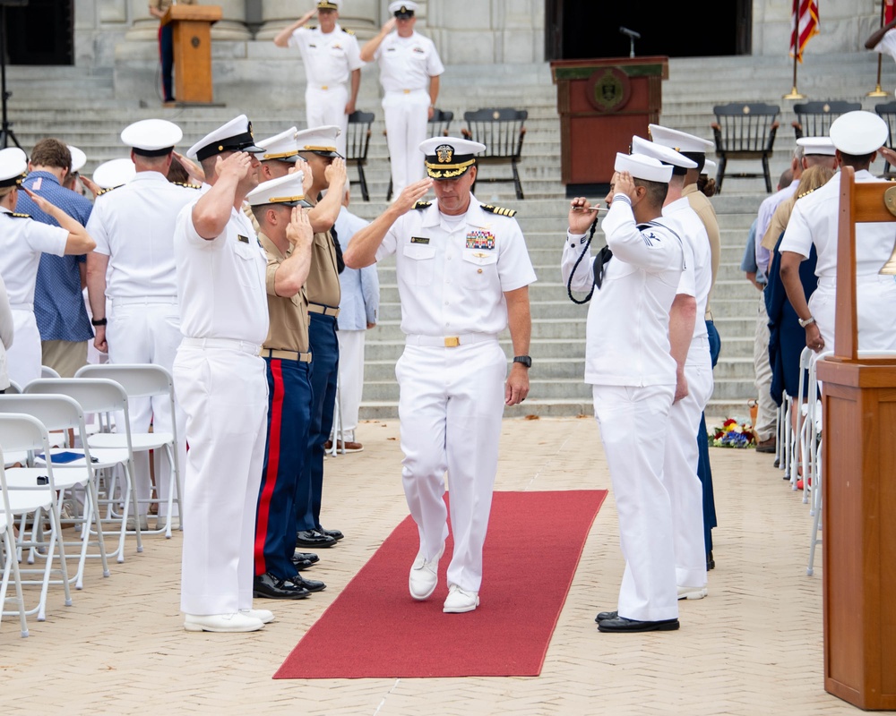 USNA 2024 Commandant Change of Command Ceremony