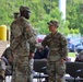 First Sergeants Pass Company Guidon in Change of Responsibility