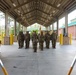 First Sergeants Pass Company Guidon in Change of Responsibility