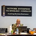 Lieutenant General John B. Morrison Jr. visits NETCOM to review transformation efforts