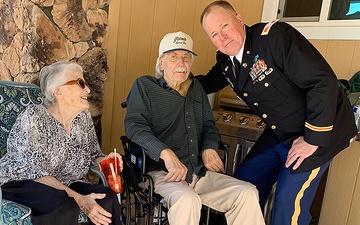 Parents' home turns into promotion ceremony venue for Nevada Army Guard colonel