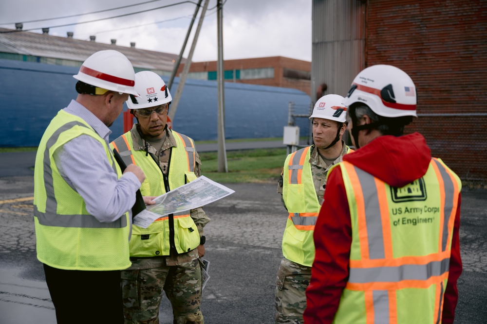 Division Commander Visits Buffalo District Project Sites