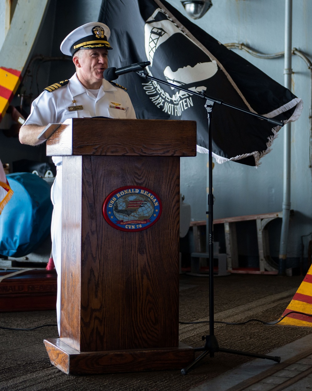 USS Ronald Reagan (CVN 76) hosts Battle of Midway commemoration ceremony