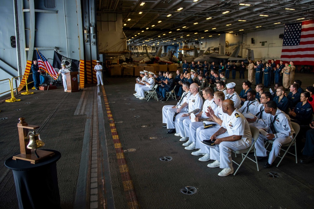USS Ronald Reagan (CVN 76) hosts Battle of Midway commemoration ceremony