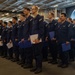 USS Ronald Reagan (CVN 76) frocks newly-appointed 1st and 2nd class petty officers