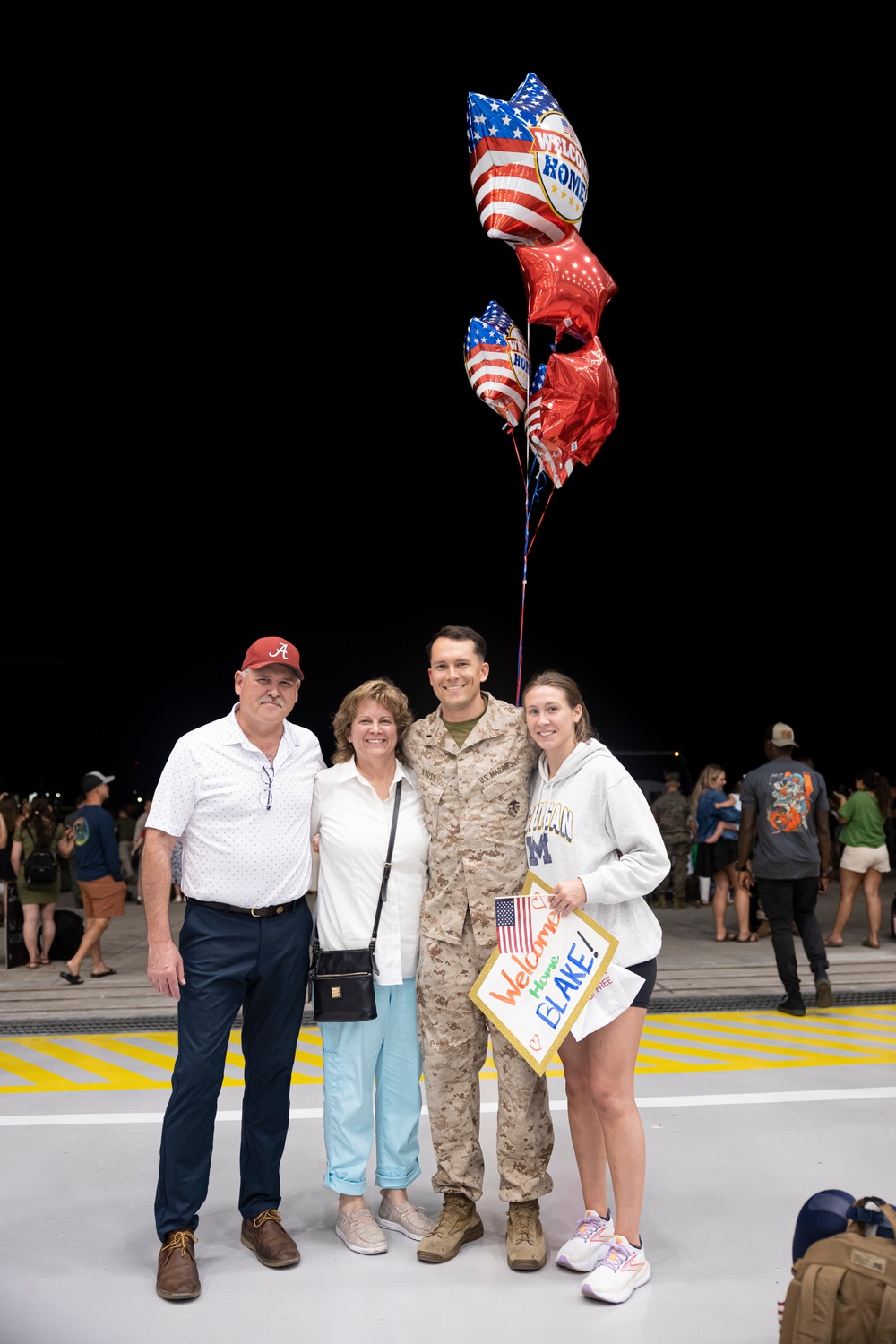 Marine Medium Tiltrotor Squadron (VMM) 261 returns home from deployment