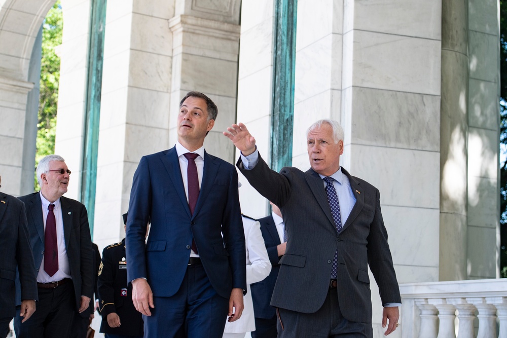 Prime Minister of Belgium Alexander De Croo Visits ANC