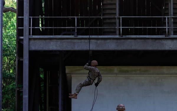 Midshipmen Rappel Training