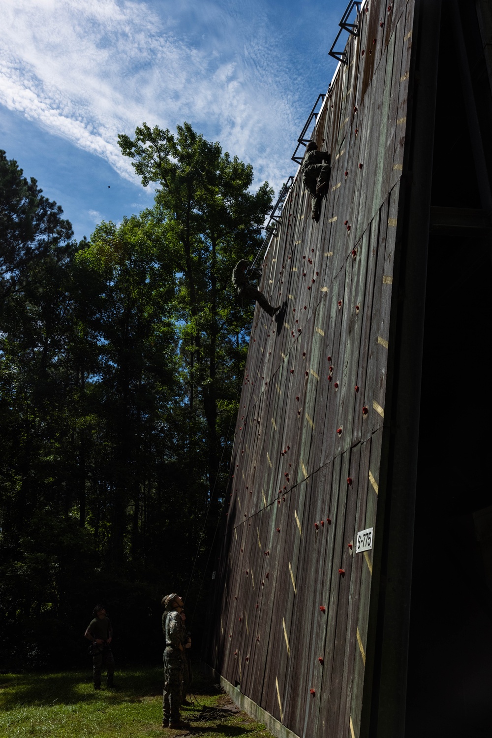 Midshipmen Rappel Training