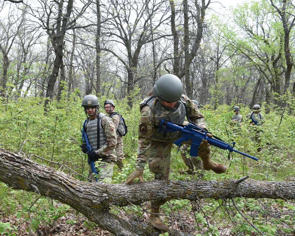 Convoy training and land navigation:  319th CES completes deployment exercise at Camp Grafton