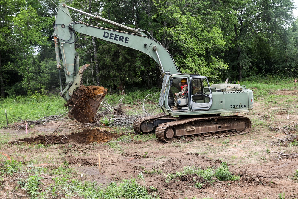 Oklahoma National Guard breaks ground on trench warfare lane