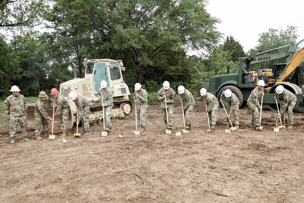 Oklahoma National Guard breaks ground on trench warfare lane