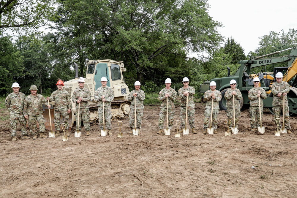 Oklahoma National Guard breaks ground on trench warfare lane