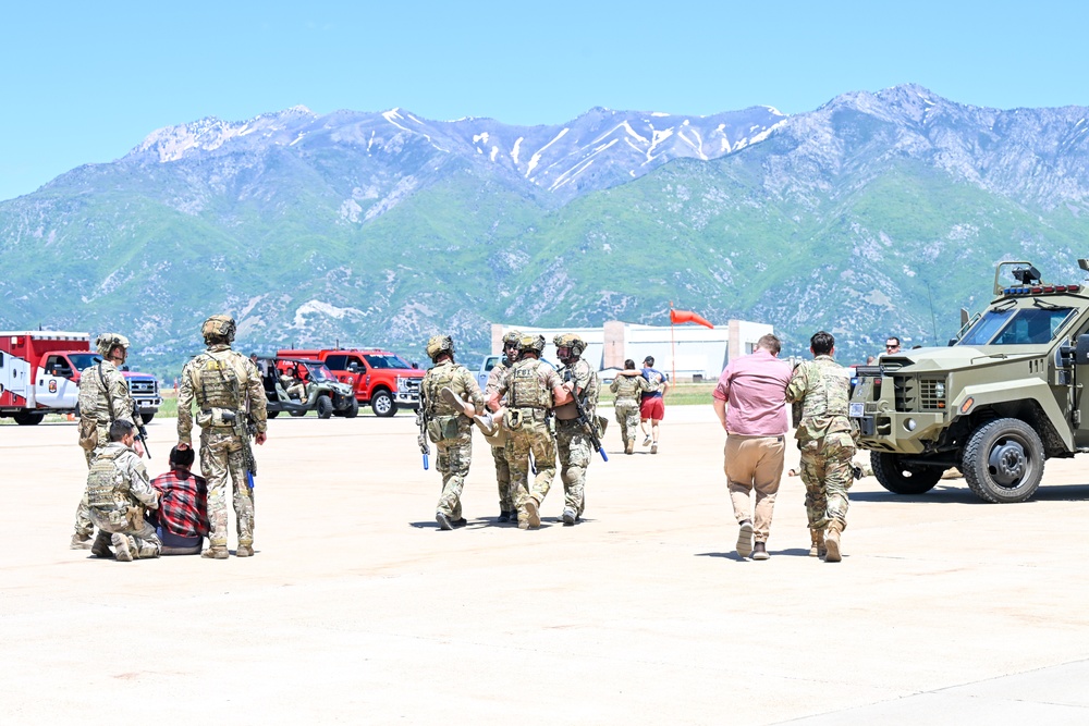 Team Hill holds active shooter drill