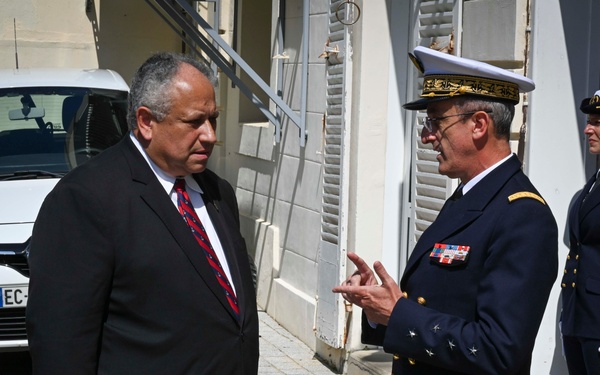 SECNAV Del Toro Meets With The Head of the French Navy