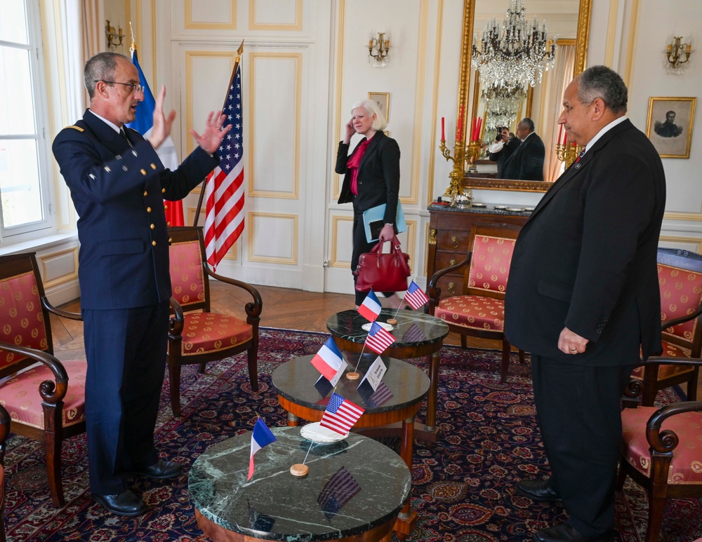 SECNAV Del Toro Meets With The Head of the French Navy