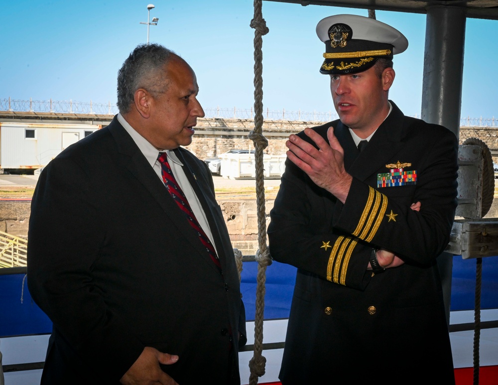 SECNAV Del Toro Visits USS Normandy