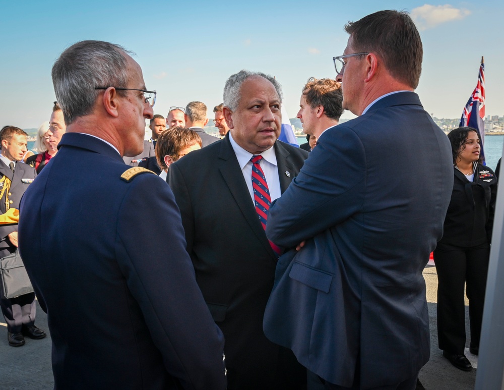 SECNAV Del Toro Visits USS Normandy