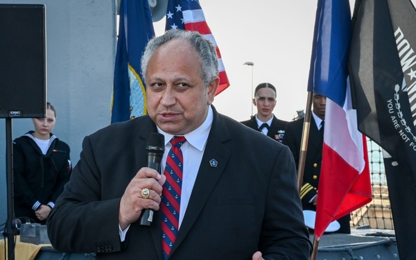 SECNAV Del Toro Visits USS Normandy