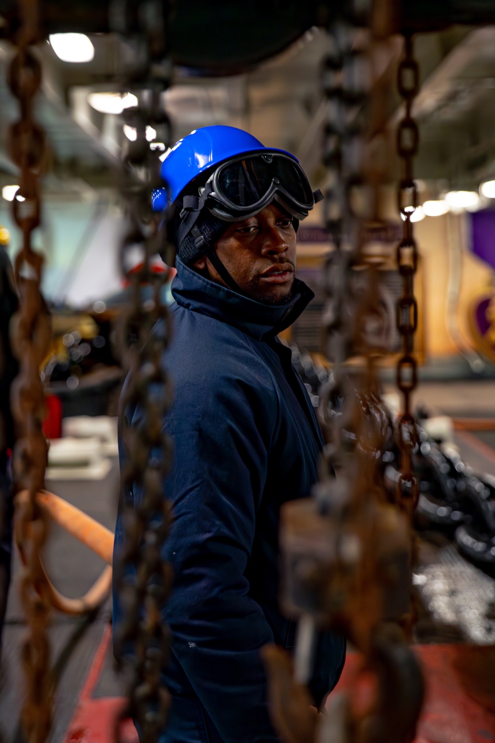 DVIDS - Images - Anchor chain washdown aboard George Washington [Image ...