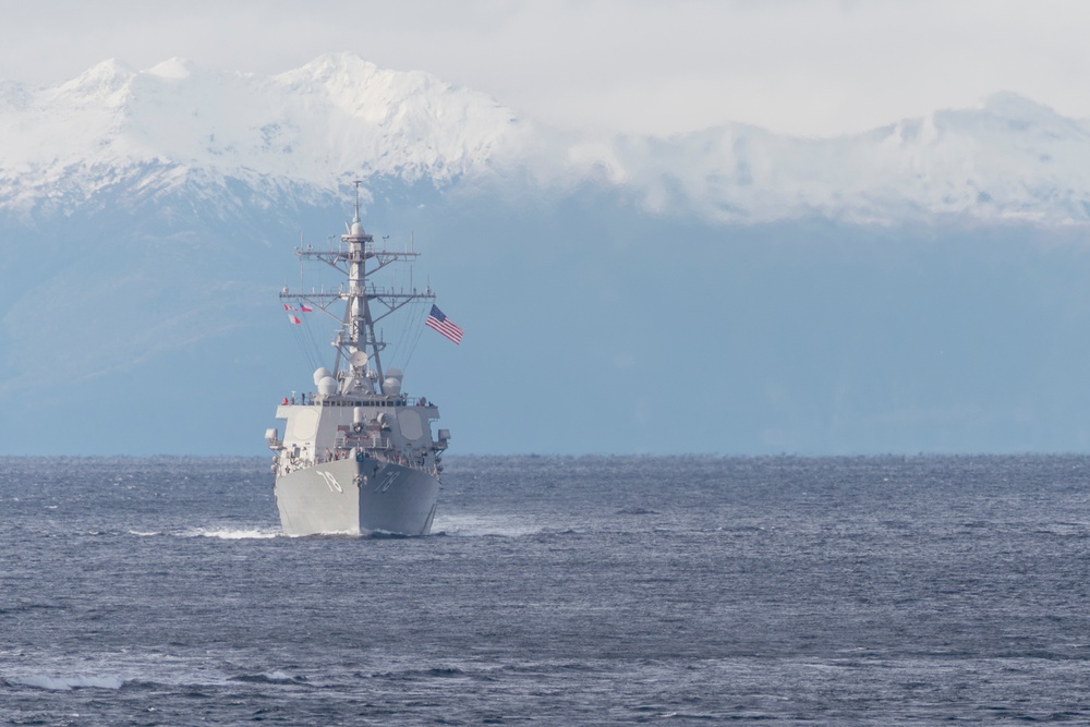 Porter Transits the Strait of Magellan