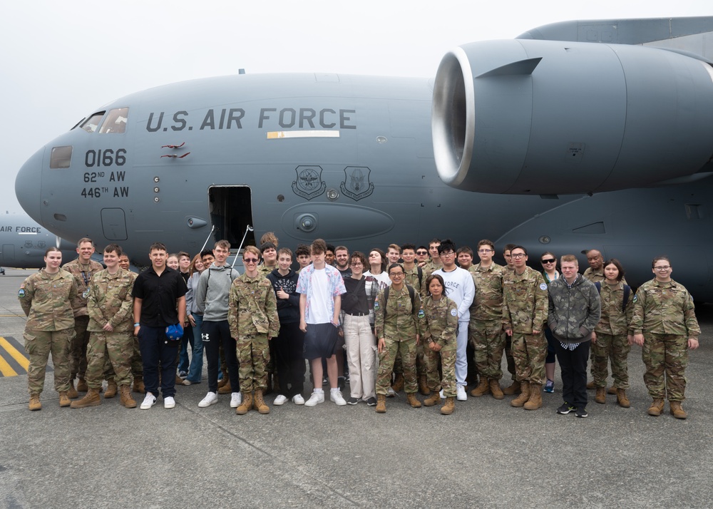 Team McChord hosts Bonney Lake High School JROTC